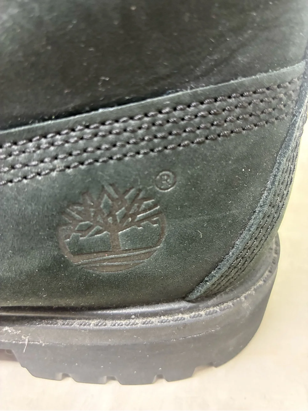 Timberland Black Men's Lace-Up Work Boot